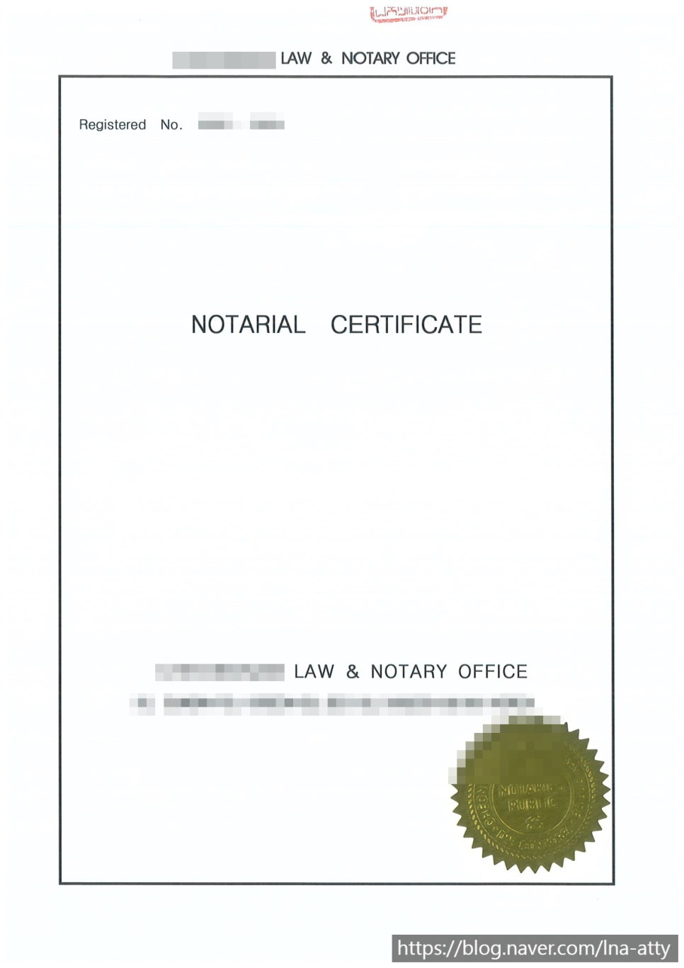 Certified translation, notarial commission