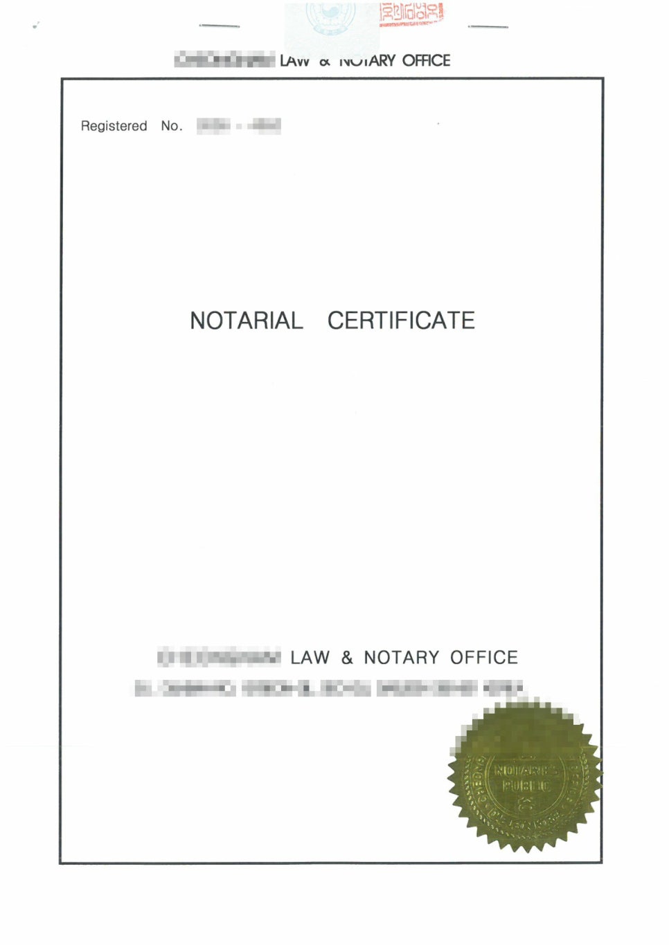 Warranty Deed, notarized and apostilled sample (1)