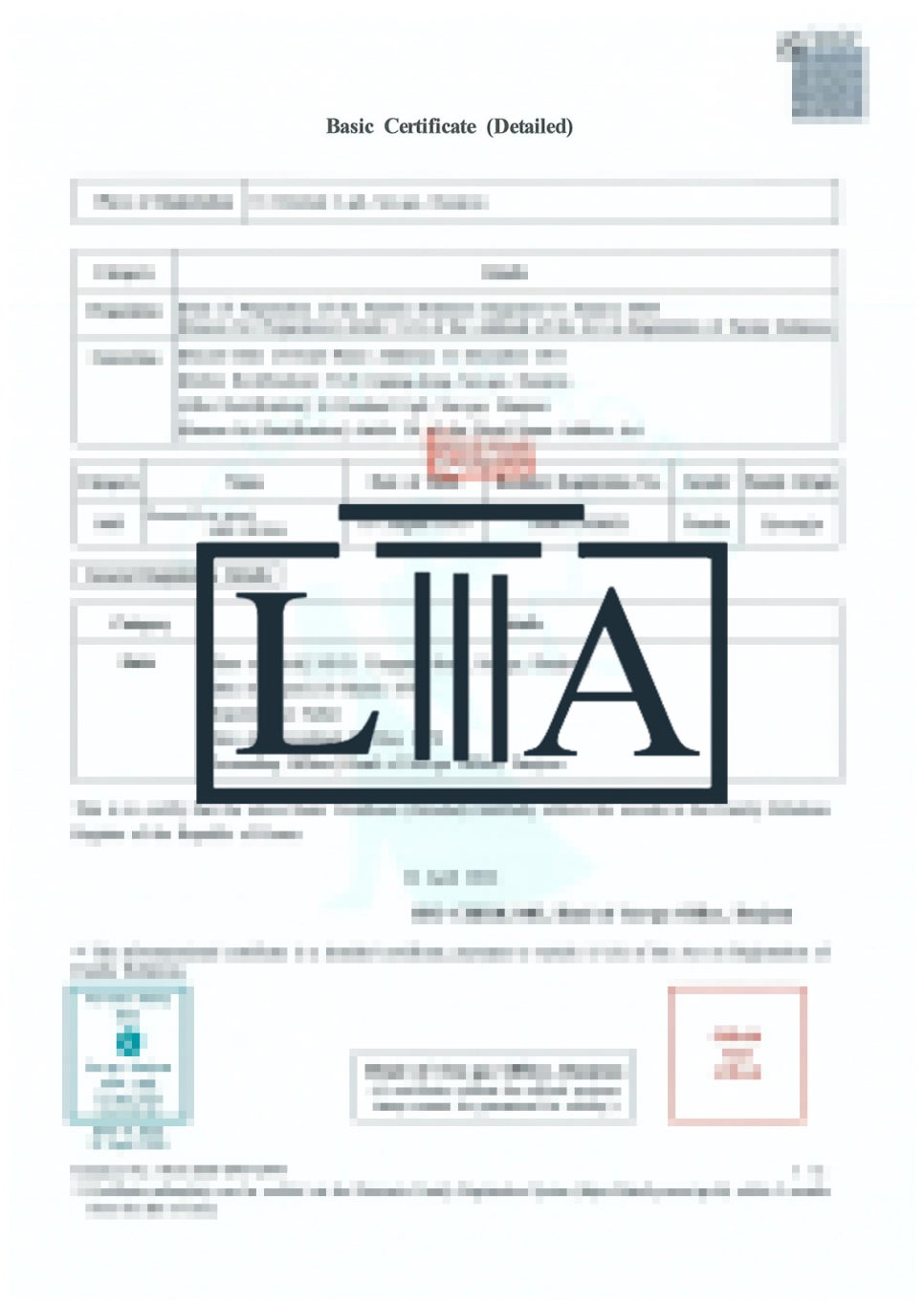 Notarized translation sample, Basic Certificate (2)