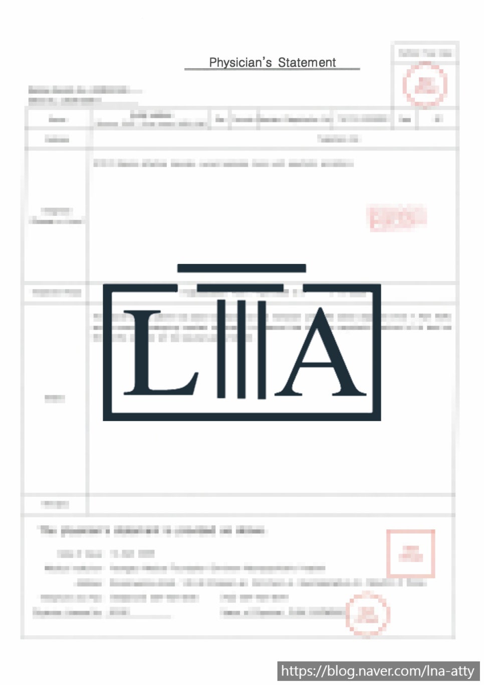 Admission/discharge confirmation translation sample