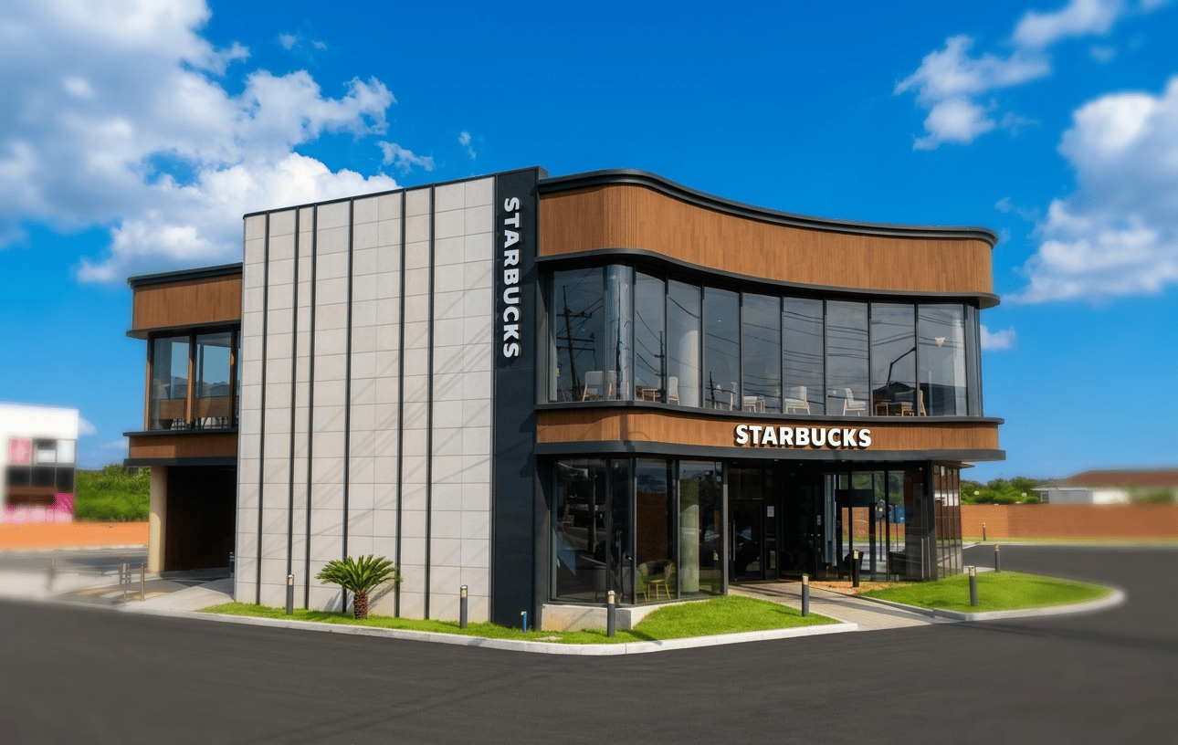 Starbucks DT Building and Commercial Property Near Anseong Industrial Complex 1