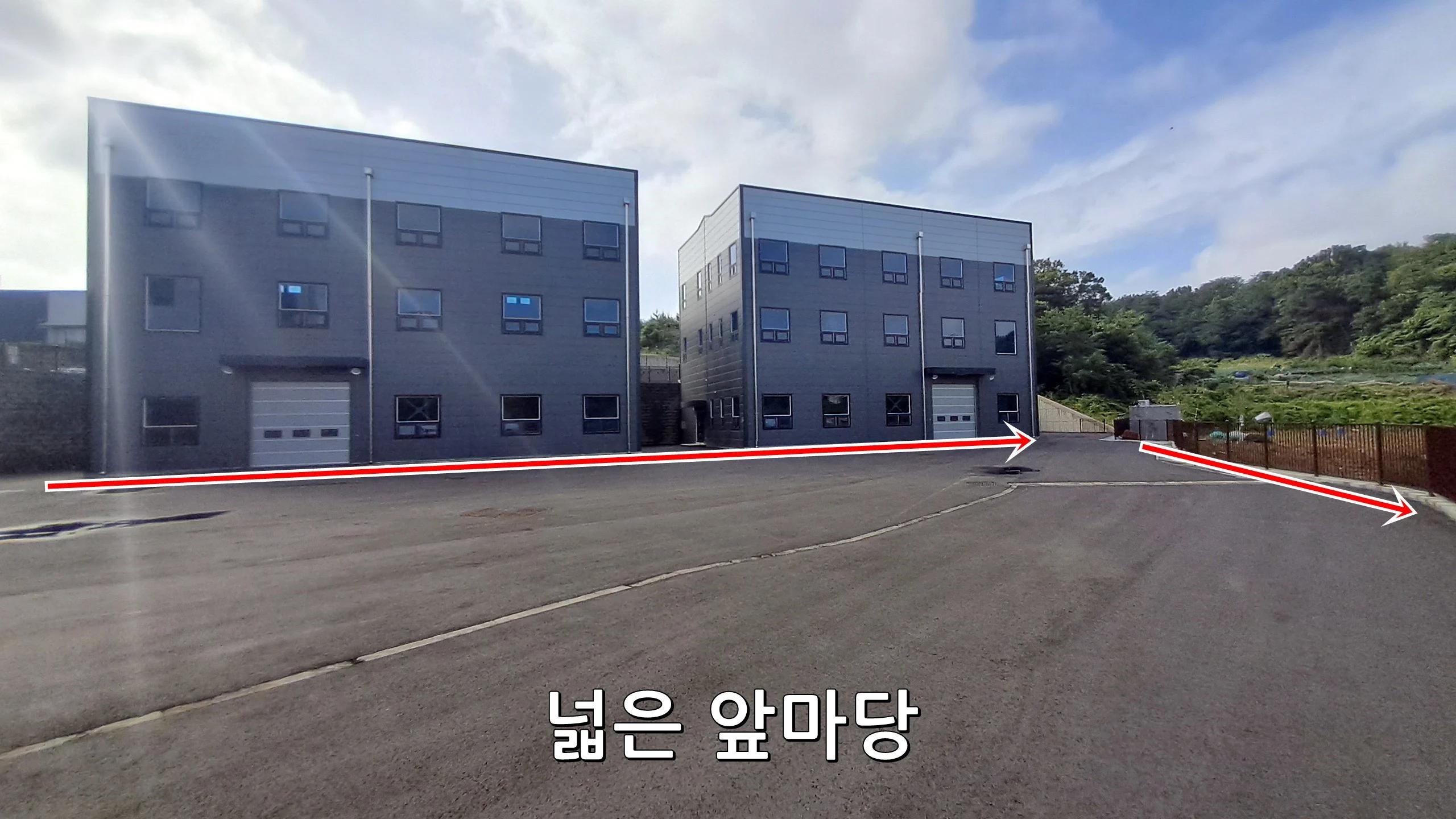 창고, 신축, 85평 x 2층, 40피트 회전 가능, 헹거도어, 천고 7m 2