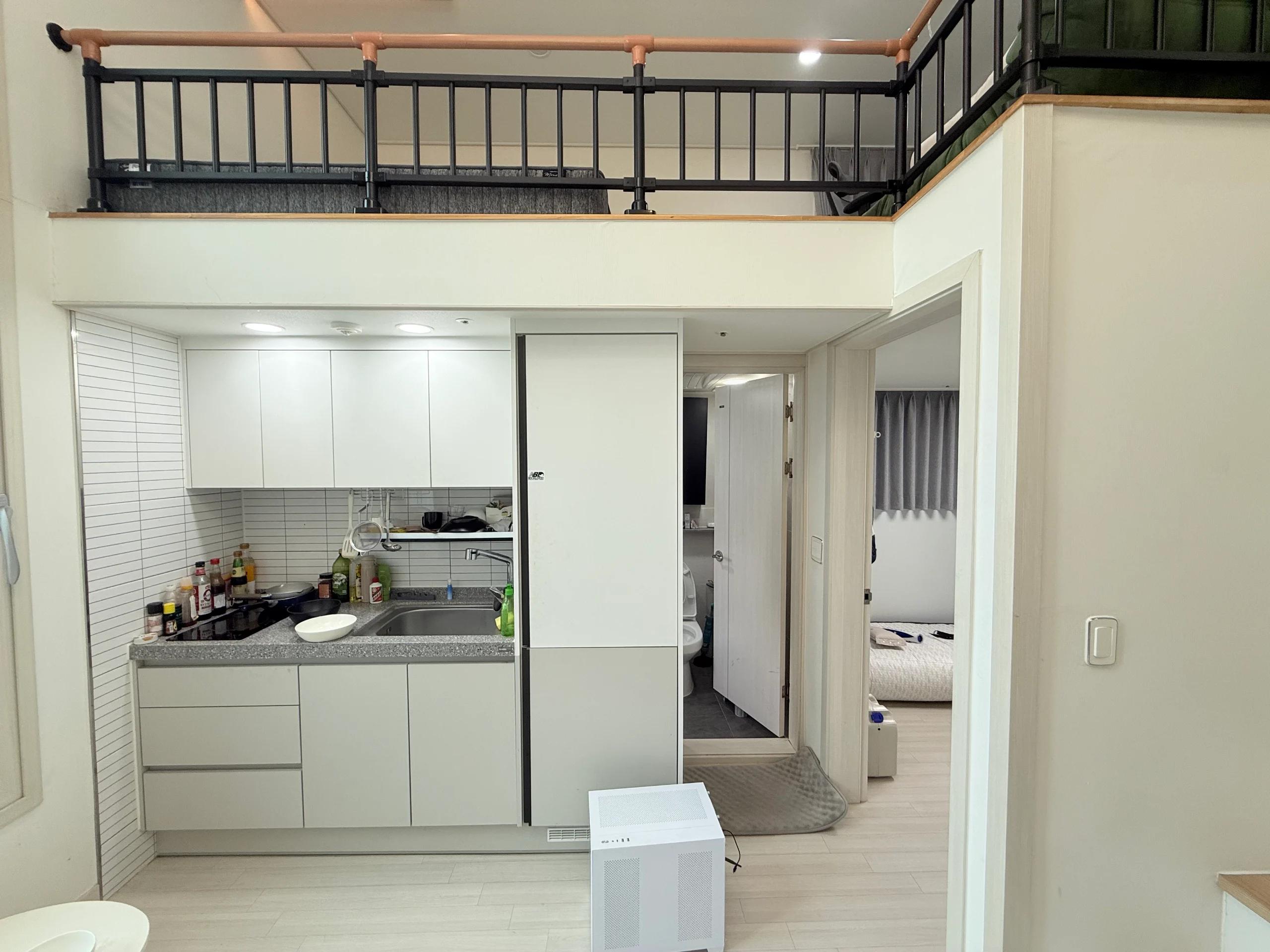 3mins to Sinchon. New, 1BR+LOFT, ARC Grundriss 2