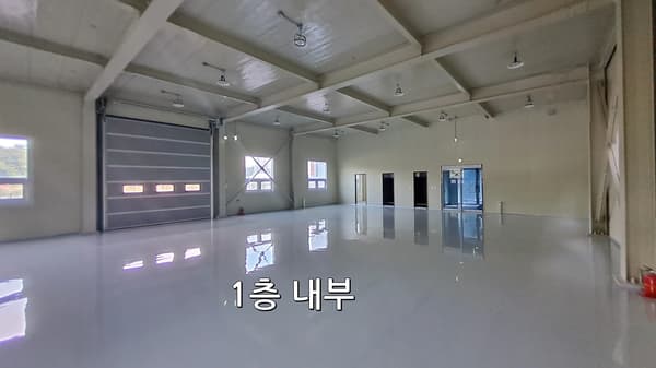 창고, 신축, 85평 x 2층, 40피트 회전 가능, 헹거도어, 천고 7m 사진 3