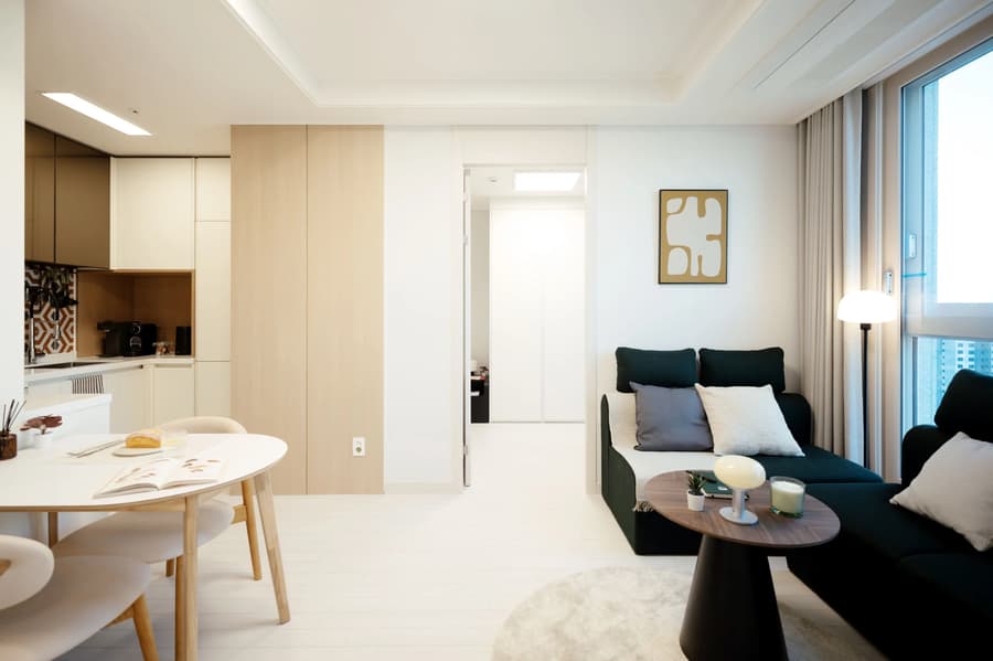 Fully-furnished Two-bedroom Apartemtn in Dongdaemun-gu 2