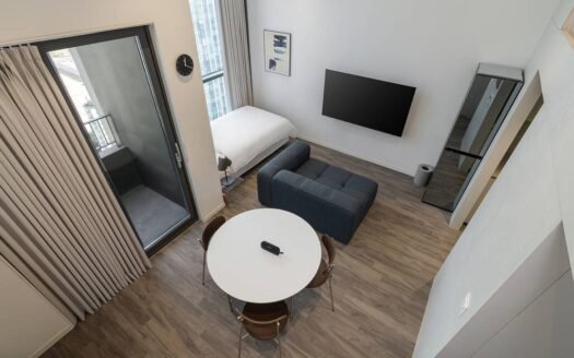 Loft Style, Three Friends can each sleep separately. Fully Furnished.