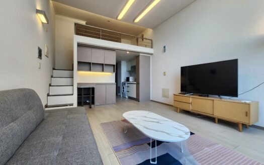 Loft, Fully Furnished, Low Deposit, Near Gangnam Station.